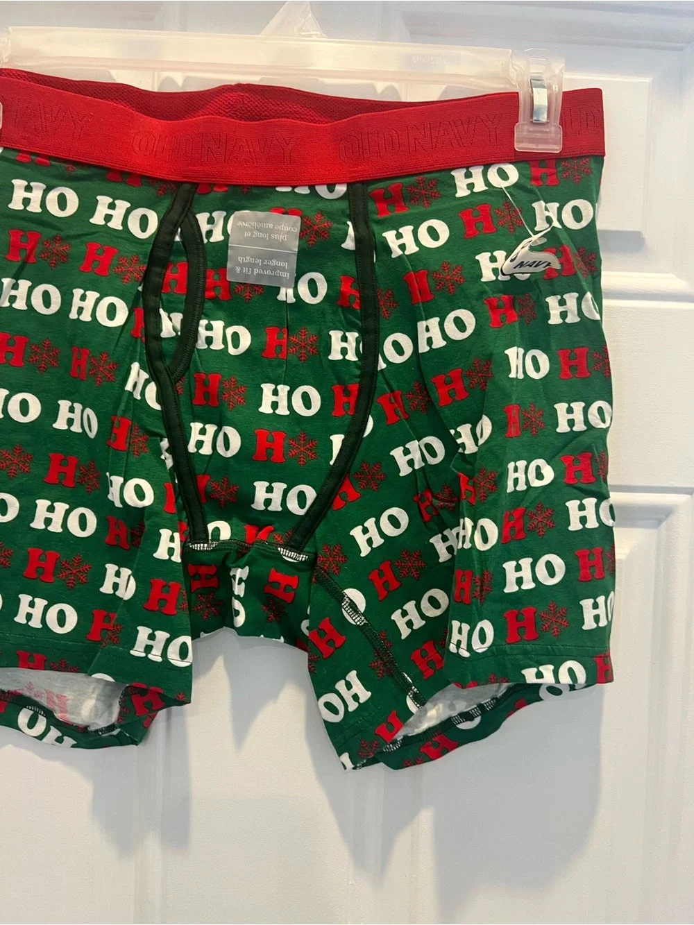 Old Navy Men’s Size XL Holiday Print Green Boxer Briefs 6